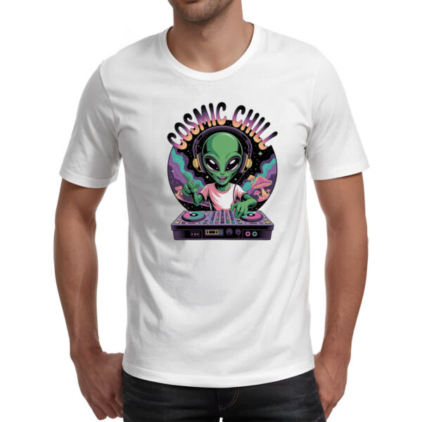 Camiseta Unissex ET Cosmic Chill DJ - Imagem 2