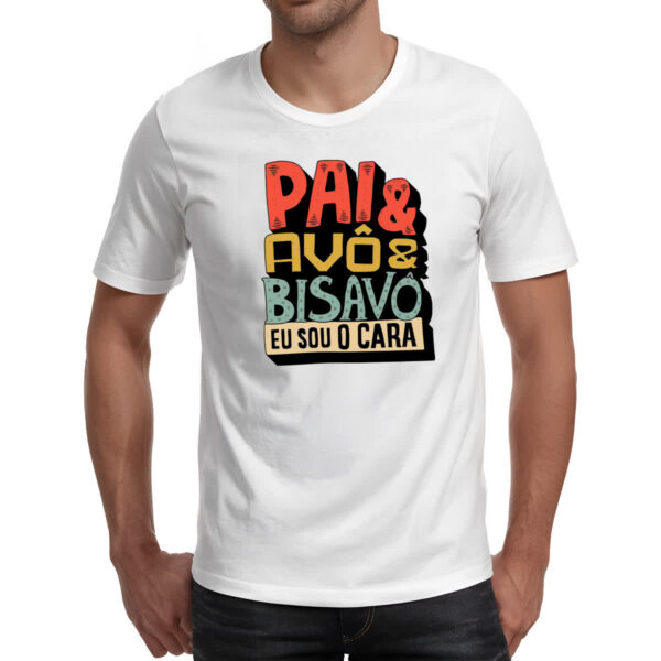 Camiseta Unissex Pai avo e bisavo - Imagem 2