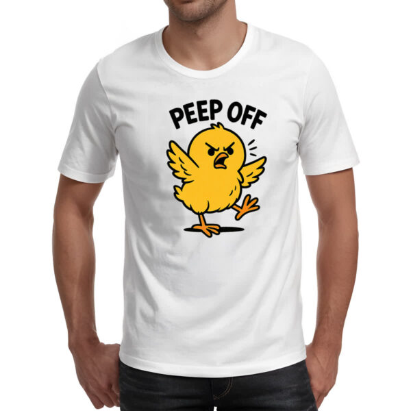 Camiseta Unissex Pintinho Amarelo Peep Off - Imagem 2