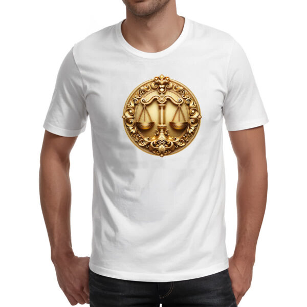 Camiseta Unissex Signo de libra moeda de ouro - Imagem 2