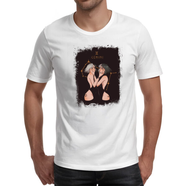 Camiseta Unissex Anime Signo de Gemeos - Imagem 2