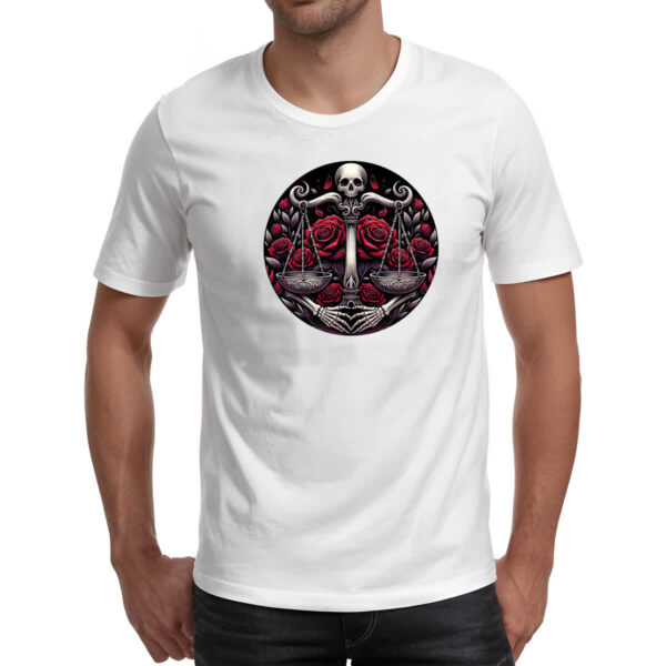 Camiseta Unissex Signo Gotico de Libra - Imagem 2