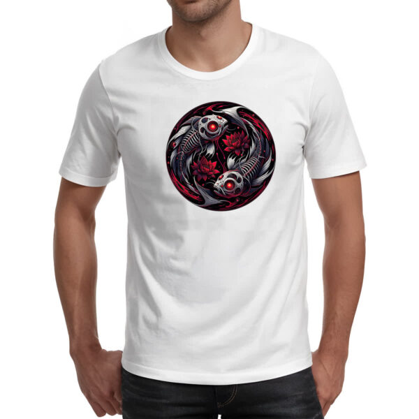 Camiseta Unissex Signo Gotico de Peixes - Imagem 2