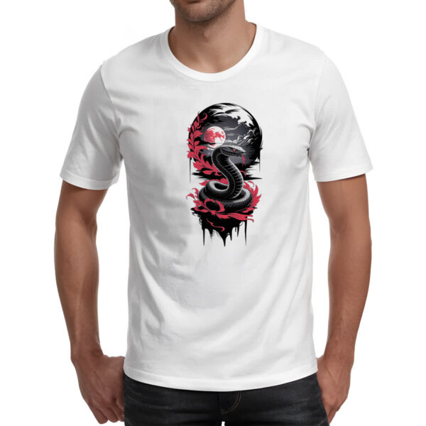 Camiseta Unissex Mamba Negra Red Moon - Imagem 2
