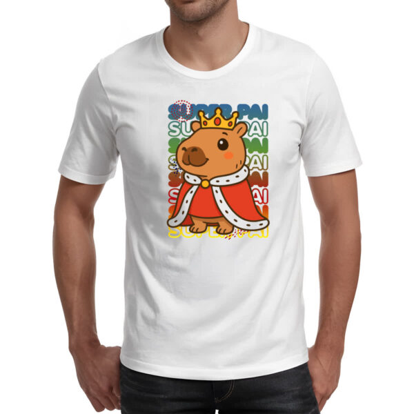 Camiseta Unissex Capivara Paizao Rei - Imagem 2