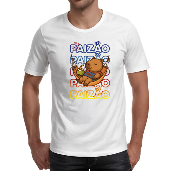 Camiseta Unissex Capivara Paizao Relax - Imagem 2