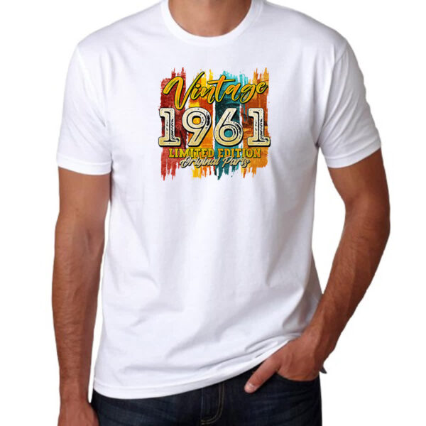 Camiseta Unissex Vintage 1961 Limited Edition - Imagem 3