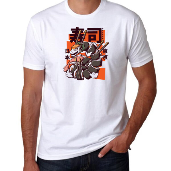 Camiseta Unissex Serpente Sushi - Imagem 3