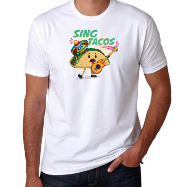 Camiseta Unissex Tacos Cantor - Imagem 3