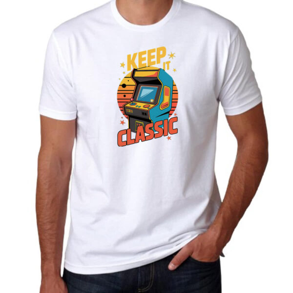 Camiseta Unissex Arcade Keep it Classic - Imagem 3