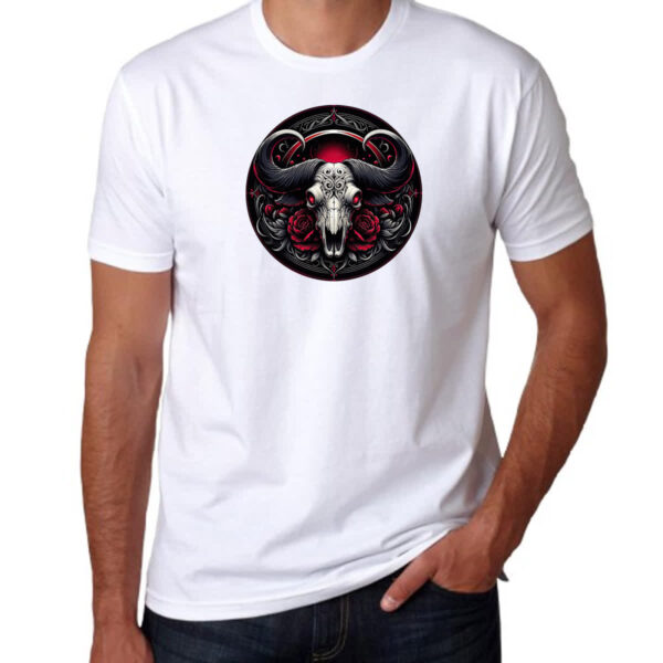 Camiseta Unissex Signo Gotico de Touro - Imagem 3