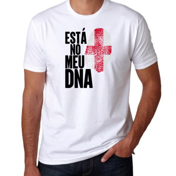 Camiseta Unissex Esta no meu DNA Inglaterra - Imagem 3