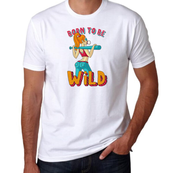 Camiseta Unissex Girl Born to be wild - Imagem 3