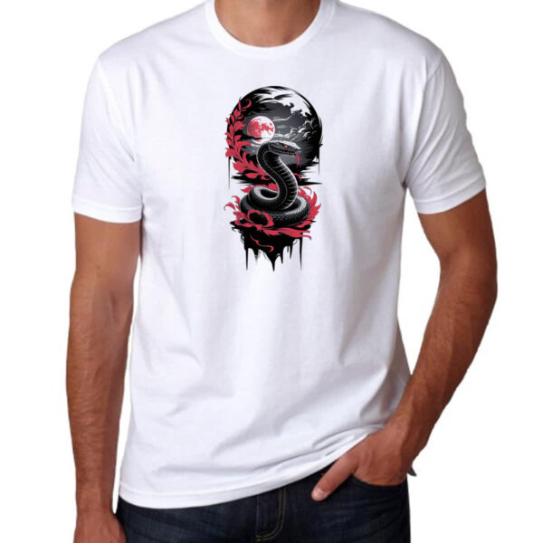 Camiseta Unissex Mamba Negra Red Moon - Imagem 3