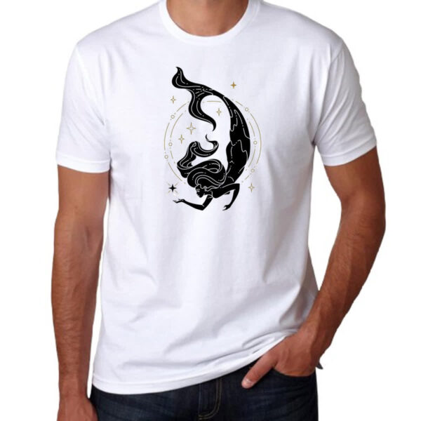 Camiseta Unissex Signo Yoga Peixes - Imagem 3