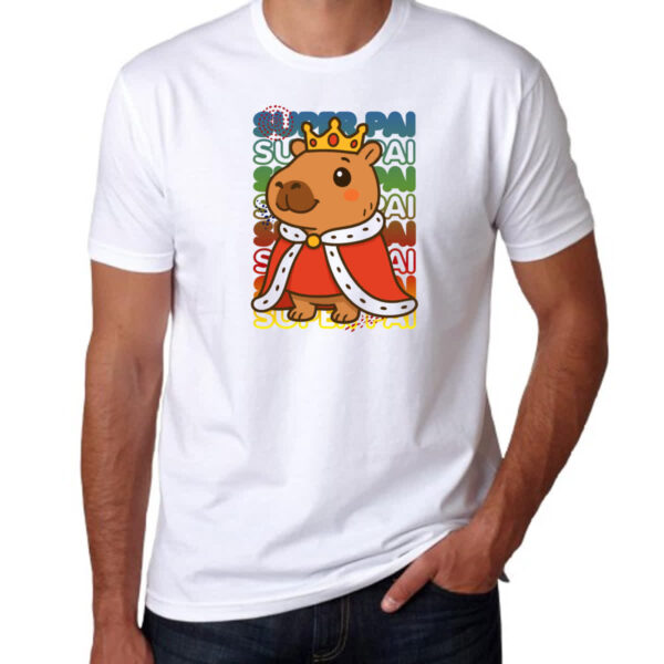 Camiseta Unissex Capivara Paizao Rei - Imagem 3