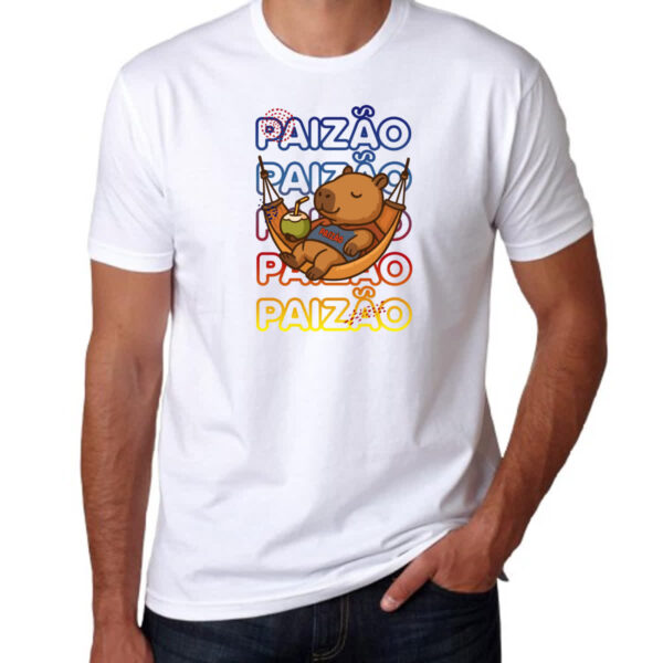 Camiseta Unissex Capivara Paizao Relax - Imagem 3