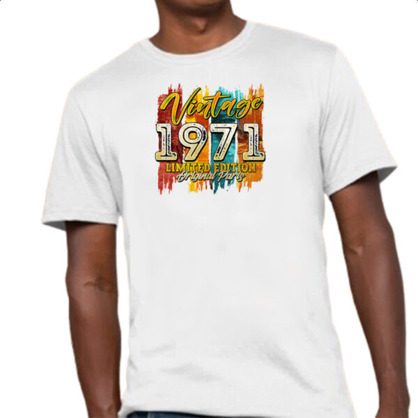 Camiseta Unissex Vintage 1971 Limited Edition - Imagem 4