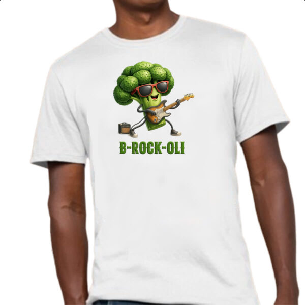 Camiseta Unissex Brocolis Rock Roll - Imagem 4