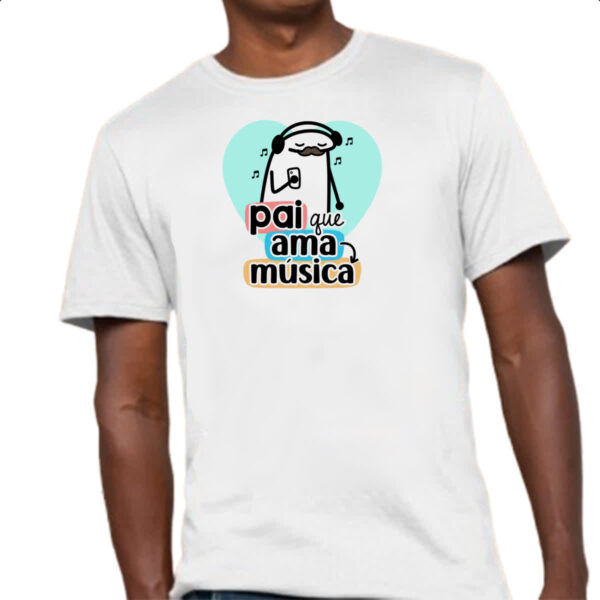 Camiseta Unissex Dia dos Pais Flork Musica - Imagem 4