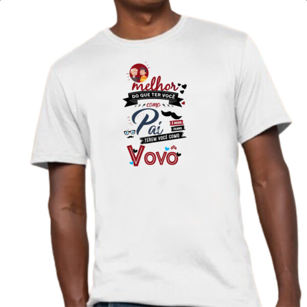 Camiseta Unissex Melhor pai voce como avo - Imagem 4