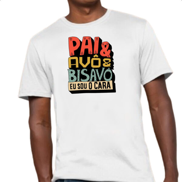 Camiseta Unissex Pai avo e bisavo - Imagem 4