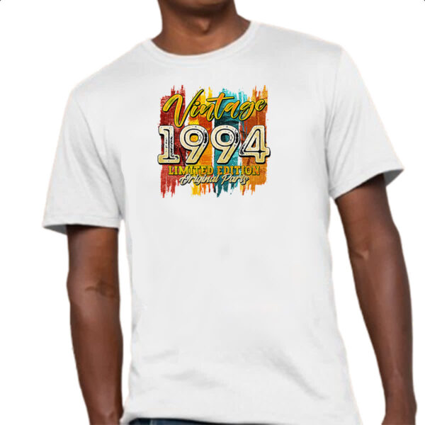 Camiseta Unissex Vintage 1994 Limited Edition - Imagem 4