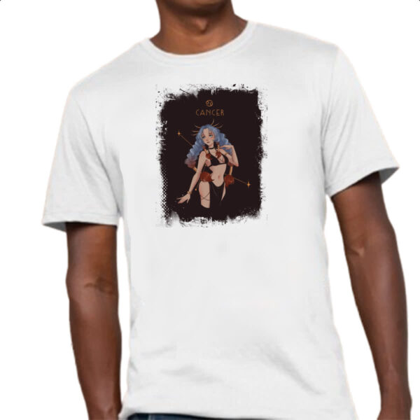 Camiseta Unissex Anime Signo de Cancer - Imagem 4