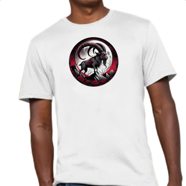 Camiseta Unissex Signo Gotico de Capricornio - Imagem 4
