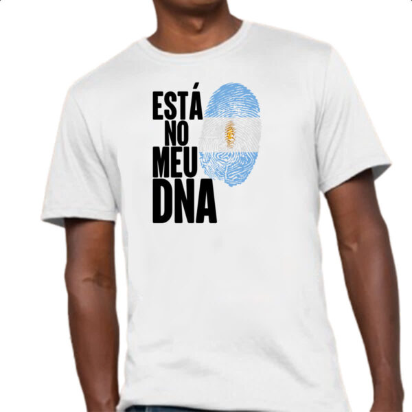 Camiseta Unissex Esta no meu DNA Argentina - Imagem 4