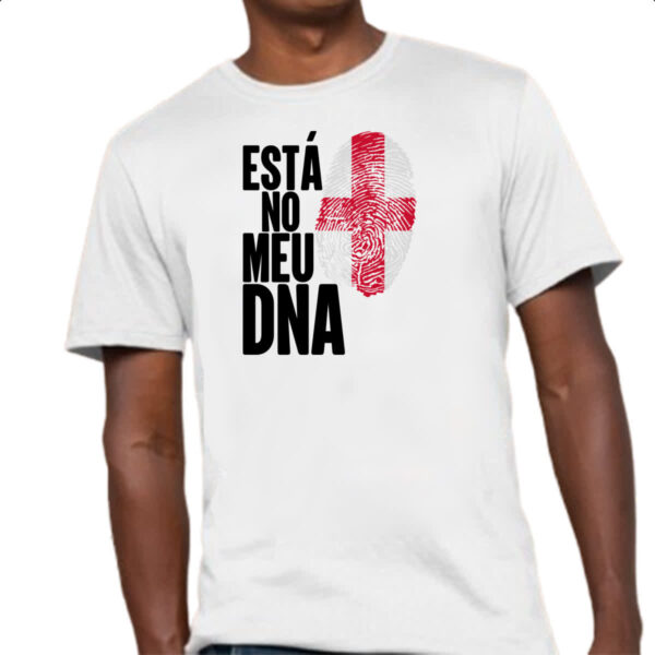 Camiseta Unissex Esta no meu DNA Inglaterra - Imagem 4