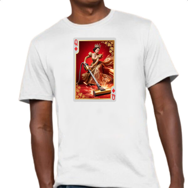 Camiseta Unissex Rainha da limpeza - Imagem 4