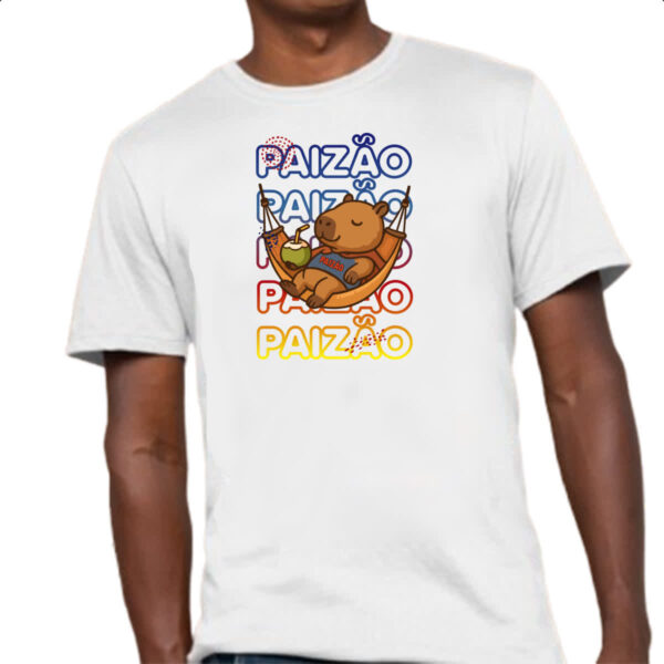 Camiseta Unissex Capivara Paizao Relax - Imagem 4
