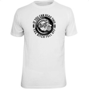 Camiseta Unissex Motorcycle Can you read