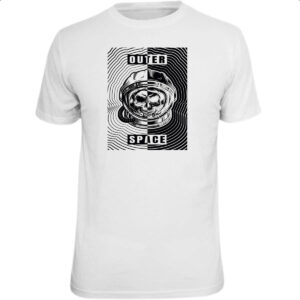Camiseta Unissex Caveira Atronauta Outer Space