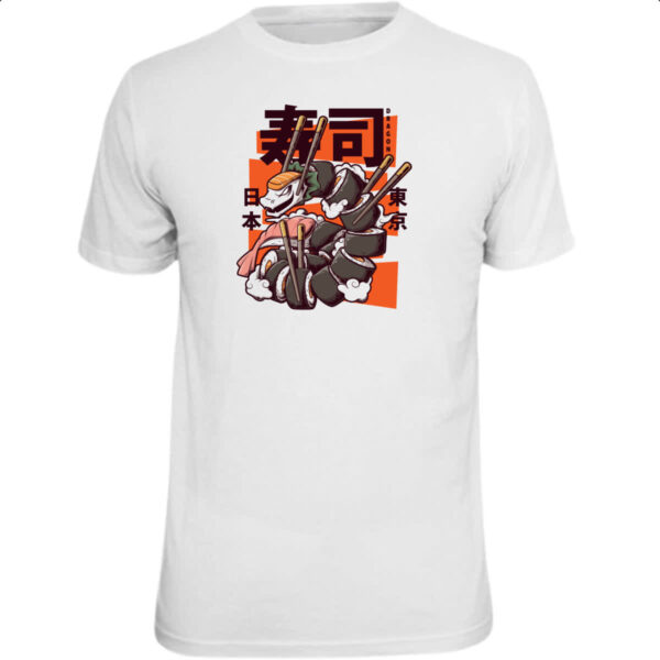 Camiseta Unissex Serpente Sushi