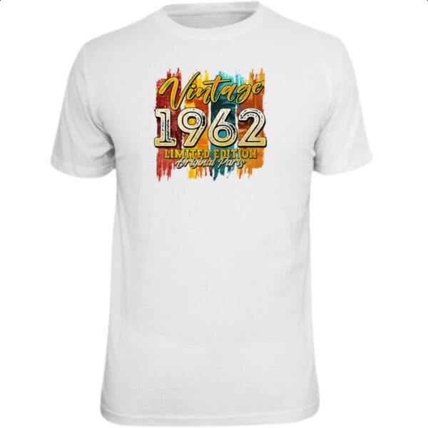 Camiseta Unissex Vintage 1962 Limited Edition