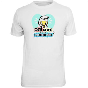 Camiseta Unissex Dia dos Pais Flork Campeao