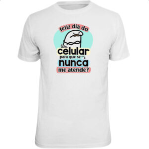 Camiseta Unissex Dia dos Pais Flork Celular
