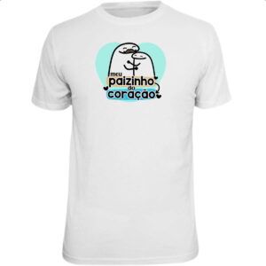 Camiseta Unissex Dia dos Pais Flork Coracao
