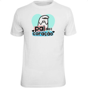 Camiseta Unissex Dia dos Pais Flork do Coracao