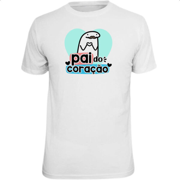 Camiseta Unissex Dia dos Pais Flork do Coracao