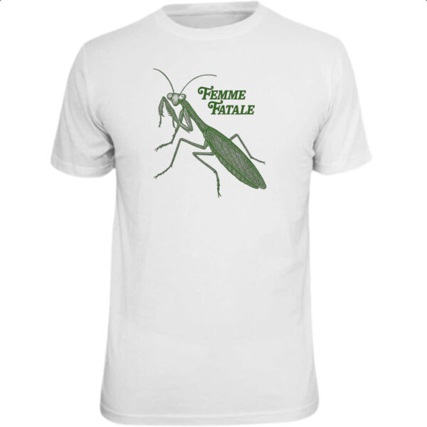 Camiseta Unissex Louva Deus Femme Fatale