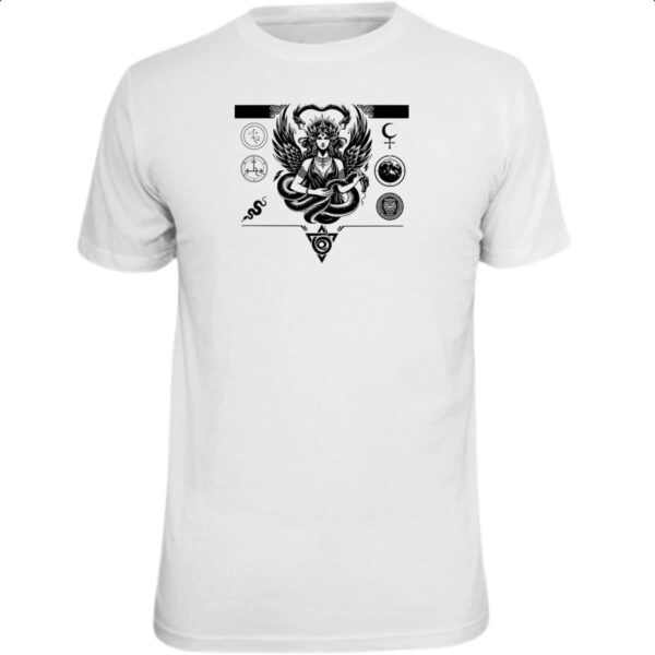 Camiseta Unissex Lilith Simbologia