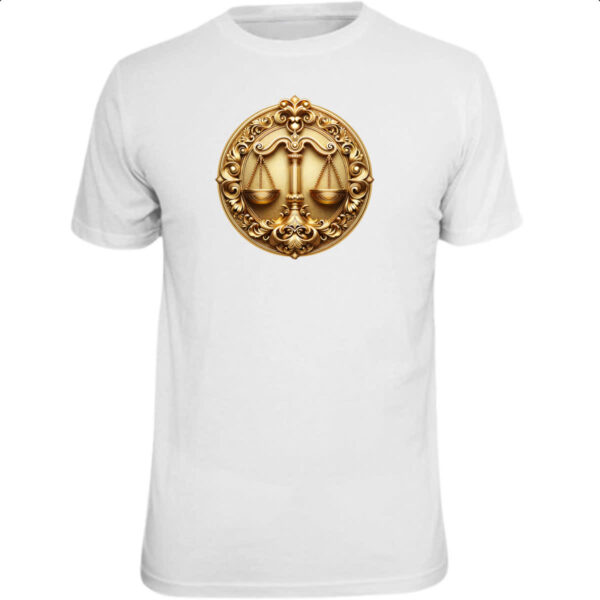 Camiseta Unissex Signo de libra moeda de ouro