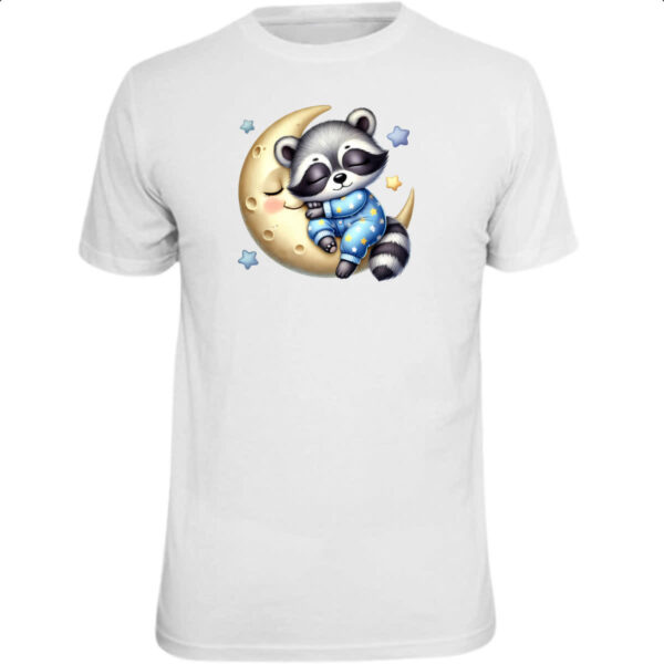 Camiseta Unissex Cute Guaximim dormindo na Lua