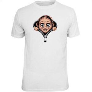 Camiseta Unissex Pe grande no ziper