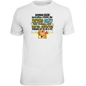 Camiseta Unissex Capivara Energia hoje