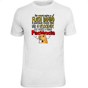 Camiseta Unissex Capivara Flash Rapido