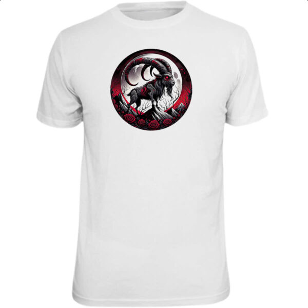 Camiseta Unissex Signo Gotico de Capricornio